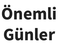 Önemli Gün ve Tarihler Logo